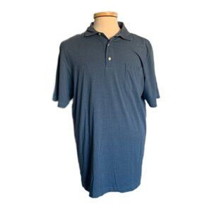 Peter Millar Large Blue Polo Golf Shirt